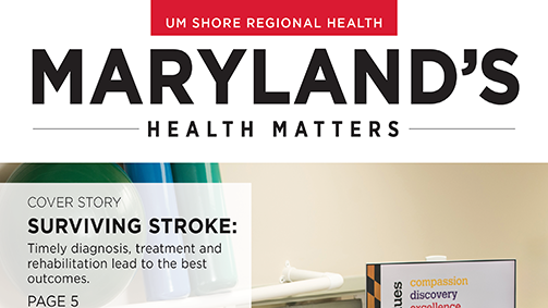 Winter 2024 Cover of Maryland's Health Matters for UM SRH